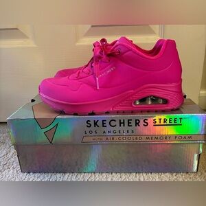 Skechers Street Hot Pink Sneakers